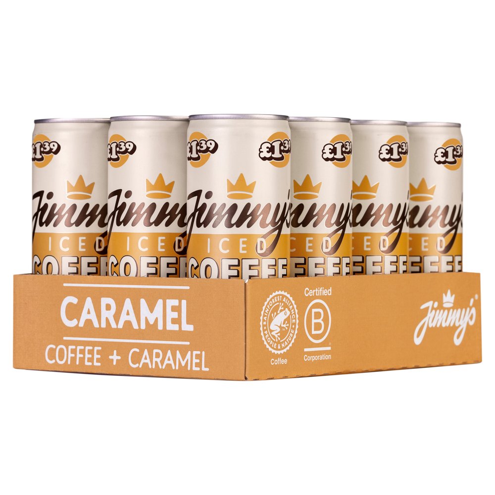 Jimmy's Caramel Iced Coffee 250ml (Pack of 12)