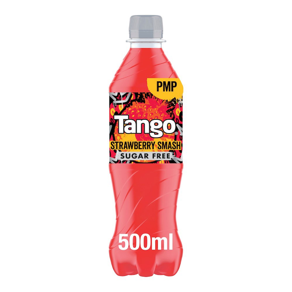 Tango Strawberry Smash Sugar Free 500ml (Pack of 12)