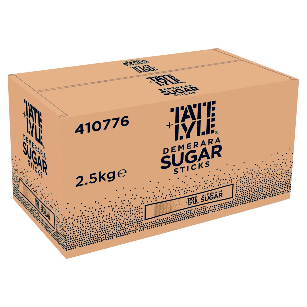 Tate & Lyle Demerara Sugar Sticks 2.5g x 1000 (Pack of 1)