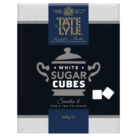 Tate & Lyle Fairtrade Cane Sugar White Cubes 500g (Pack of 10)