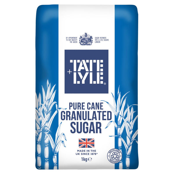 Tate & Lyle Pure Cane Granulated Sugar 1kg (Pack of 15)