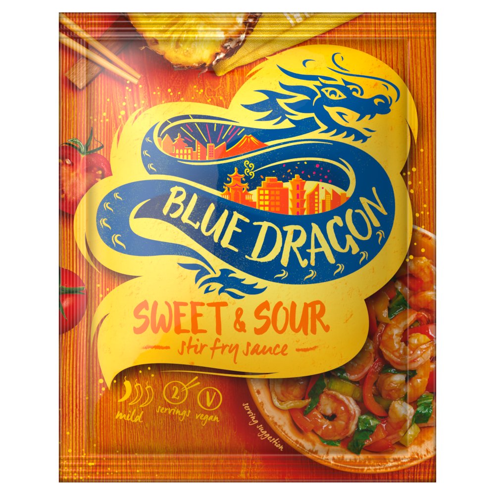 Blue Dragon Sweet & Sour Stir Fry Sauce 120g (Pack of 12)