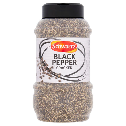 Schwartz Cracked Black Pepper 380g (Pack of 6)