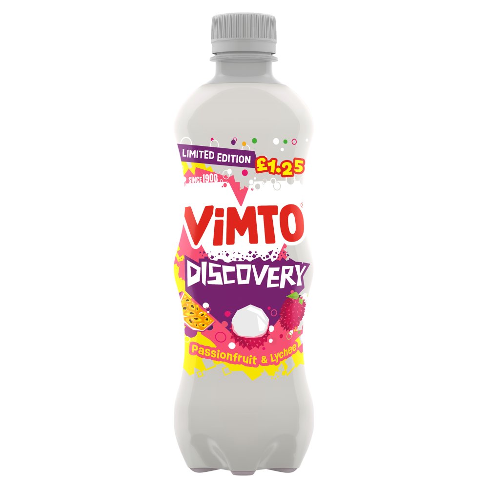 Vimto Discovery Passionfruit & Lychee 500ml (Pack of 12)