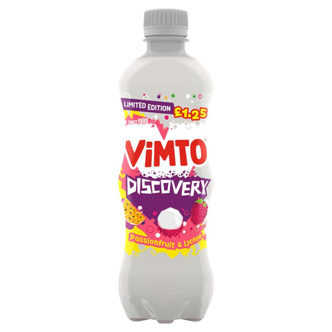Vimto Discovery Passionfruit & Lychee 500ml (Pack of 12)
