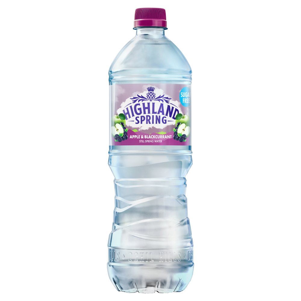 Highland Spring Apple & Blackcurrant Still Flavoured Spring Water 750ml (Pack of 12)