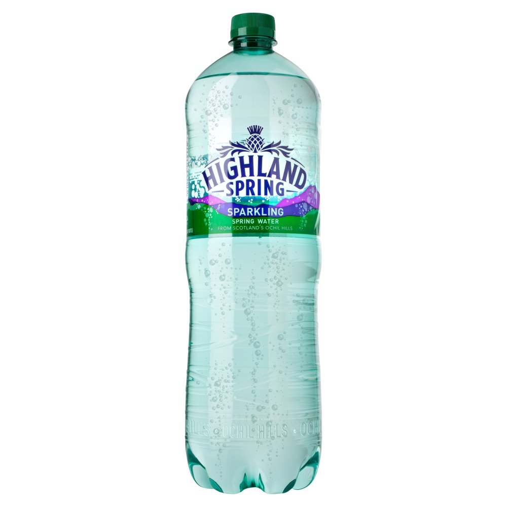 Highland Spring Sparkling Spring Water 1.5L (Pack of 12)