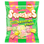 Swizzels Squashies Sour Shooting Stars 100g (Pack of 12)