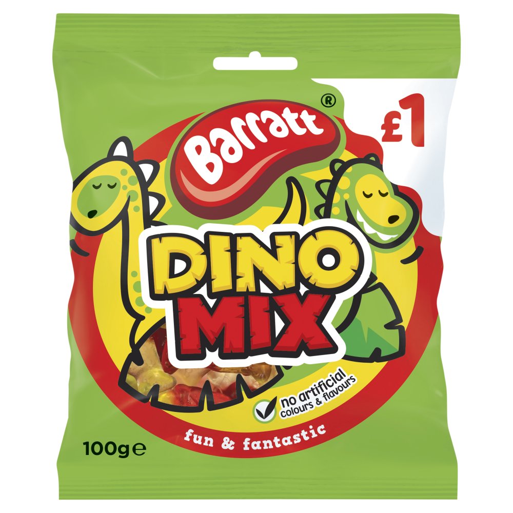 Barratt Dino Mix 100g (Pack of 12)