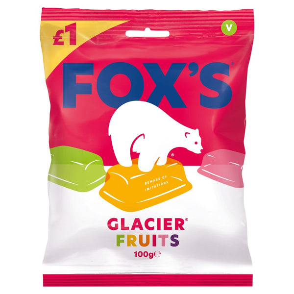 Fox's Glacier Fruits 100g (Pack of 12)
