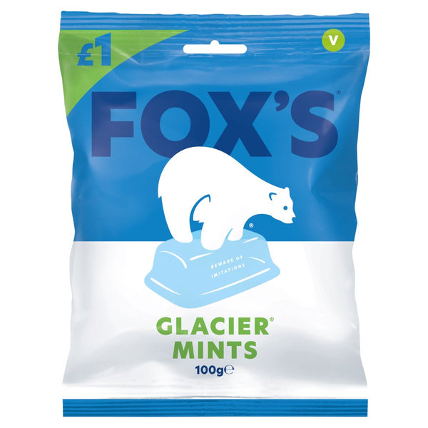 Fox's Glacier Mints 100g (Pack of 12)