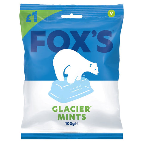 Fox's Glacier Mints 100g (Pack of 12)