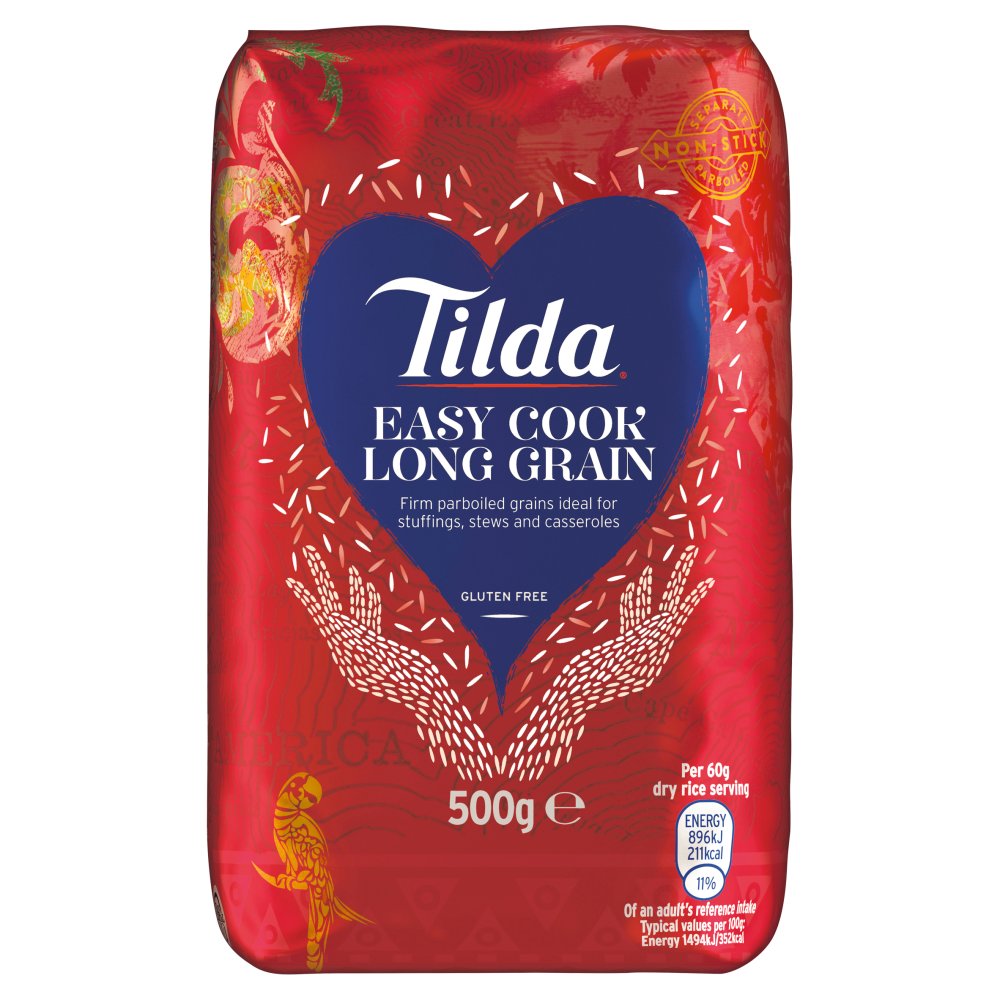 Tilda Easy Cook Long Grain 500g (Pack of 10)
