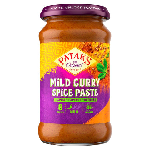Patak's Mild Curry Spice Paste 283g (Pack of 6)