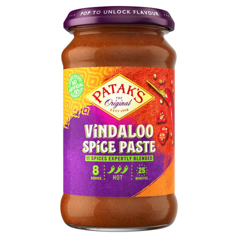 Patak's Vindaloo Spice Paste 283g (Pack of 6)
