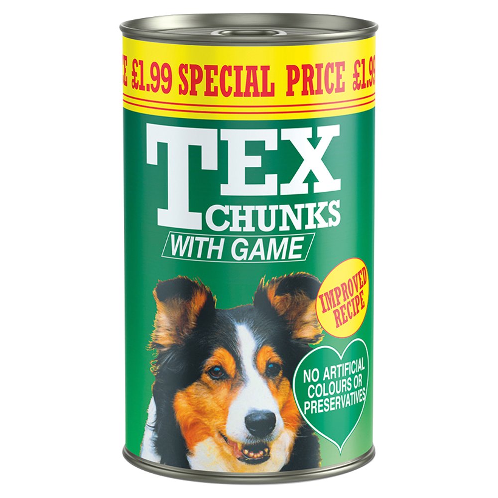 Tex Chunks with Game 1.2kg (Pack of 6)