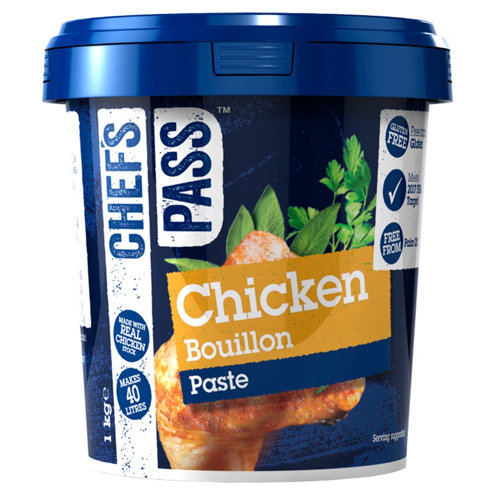 Chef's Pass Chicken Bouillon Paste 1kg (Pack of 2)