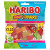 HARIBO Sour Sparks Fruit & Cola Gums Sweets Sharing Bag 140g (Pack of 12)