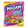 MAOAM Joystixx Fruit & Cola Flavour Chewy Sweets Sharing Bag 161g (Pack of 14)