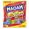 MAOAM Stripes Fruit & Cola Flavour Chewy Sweets Sharing Bag 161g (Pack of 14)
