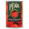 White Pearl Peeled Plum Tomatoes in Tomato Juice 400g (Pack of 12)