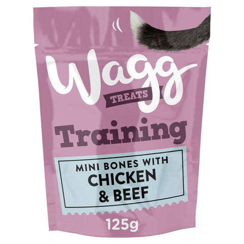 Wagg Training Treats Chicken & Beef 125g (Pack of 7)