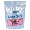 Wagg Low Fat Treats Turkey & Rice 125g (Pack of 7)