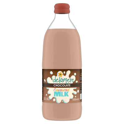 Delamere Chocolate Flavoured Milk 500ml (Pack of 12)