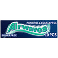 Airwaves Menthol & Eucalyptus Sugar Free Chewing Gum 10 Pieces (Pack of 1080)