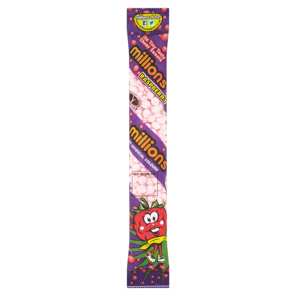 Millions Raspberry 55g (Pack of 12)