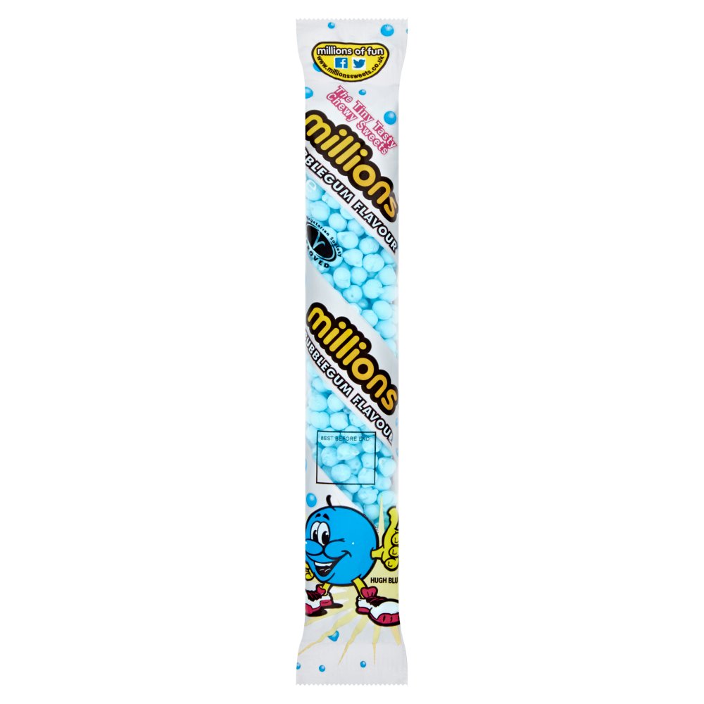 Millions Bubblegum Flavour 55g (Pack of 12)