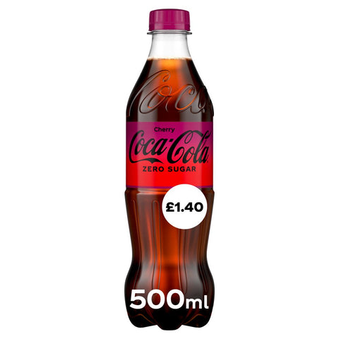 Coca-Cola Zero Sugar Cherry 500ml (Pack of 12)