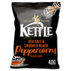 KETTLE® Chips Sea Salt & Crushed Black Peppercorns Crisps 40g (Pack of 18)