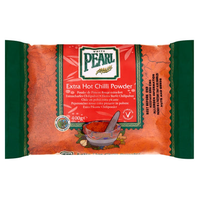 White Pearl Extra Hot Chilli Powder 400g (Pack of 10)