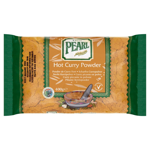 White Pearl Hot Curry Powder 400g (Pack of 10)