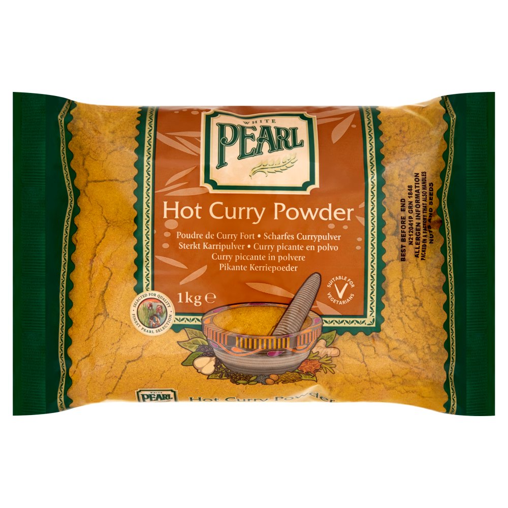 White Pearl Hot Curry Powder 1kg (Pack of 1)