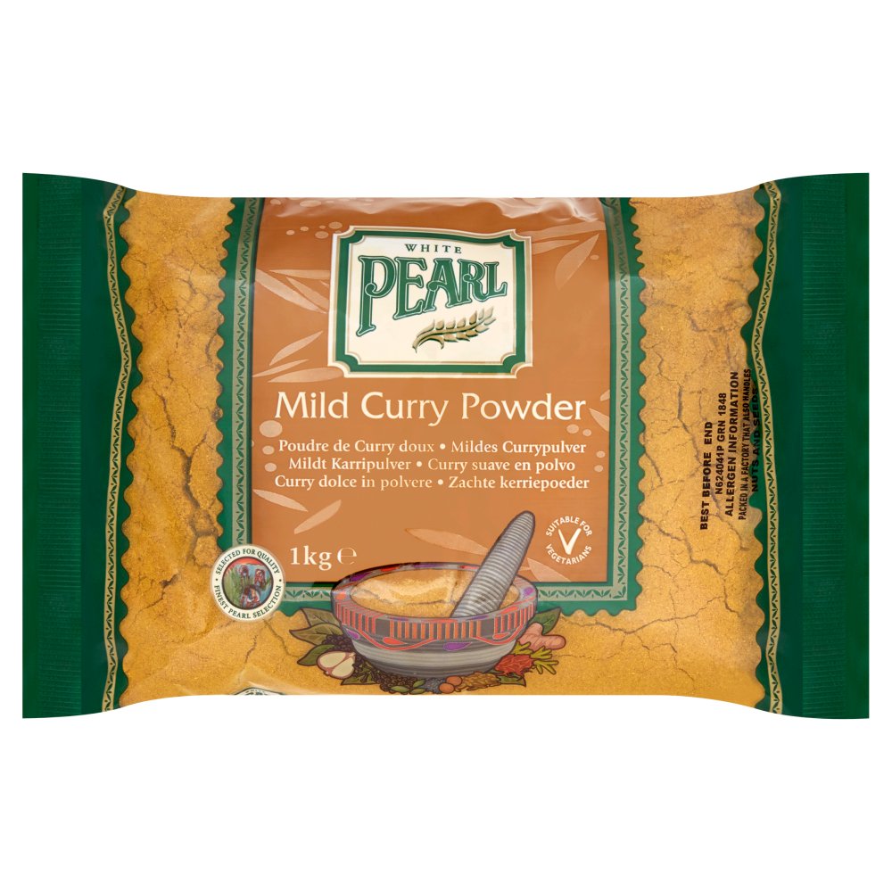 White Pearl Mild Curry Powder 1kg (Pack of 6)