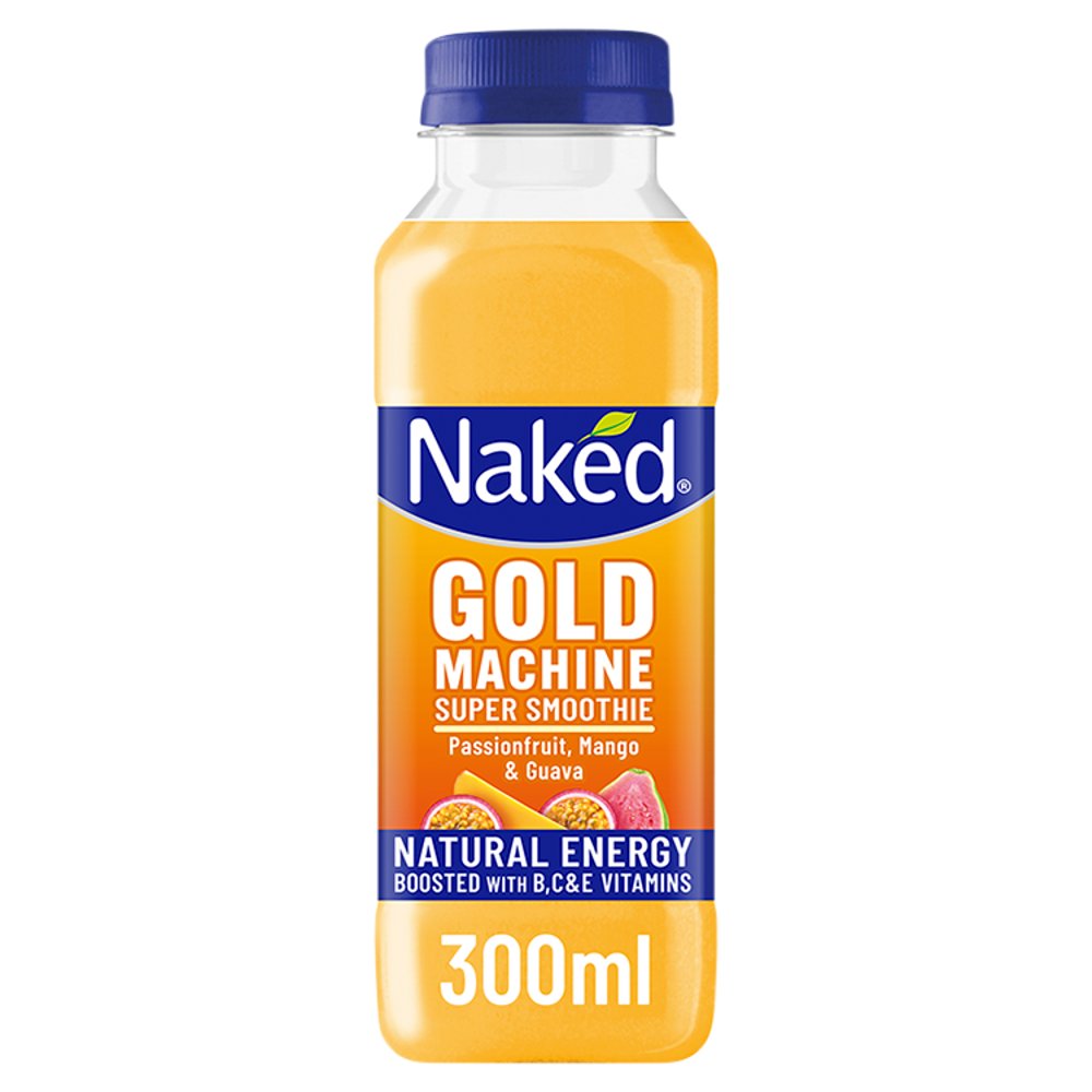 Naked Gold Machine Super Smoothie 300ml (Pack of 9)