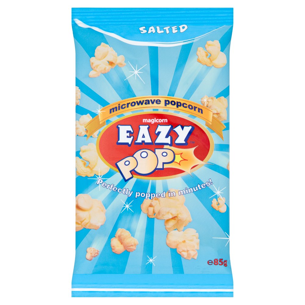 Eazy Pop Magicorn Salted Microwave Popcorn 85g (Pack of 16)
