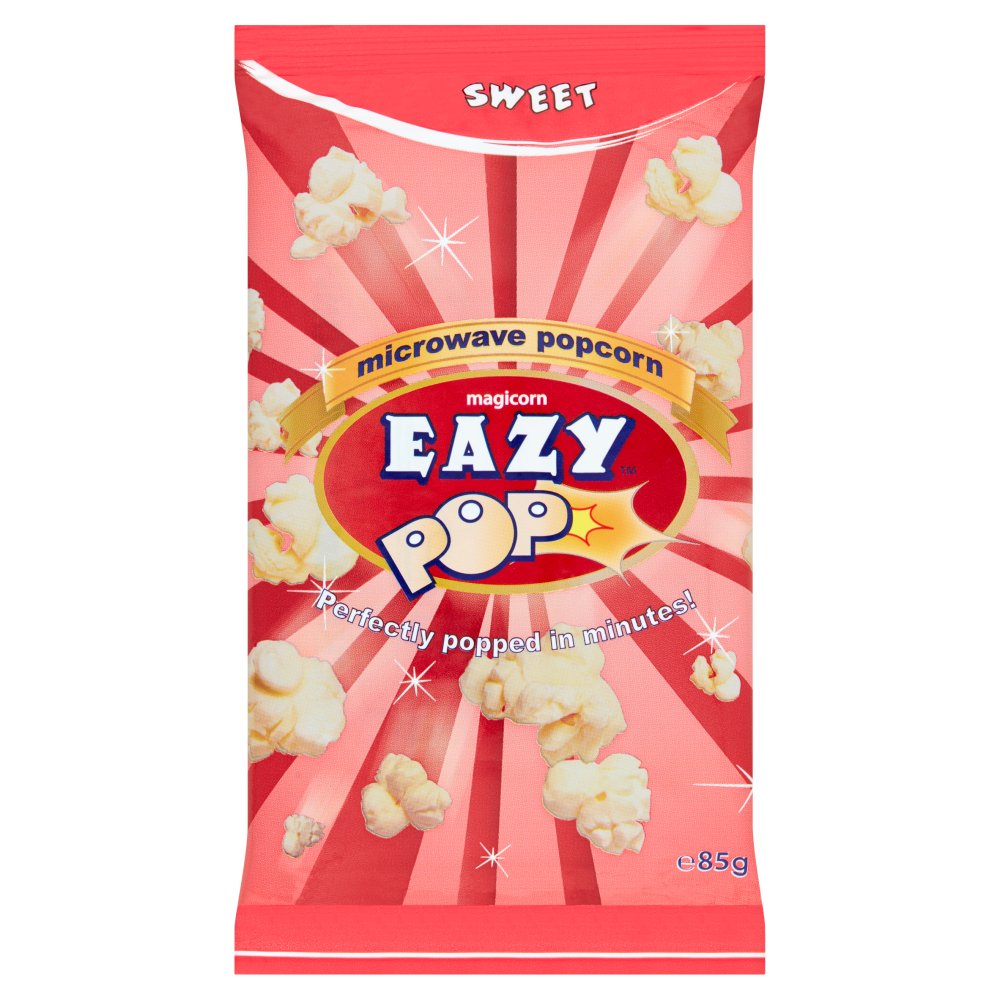 Eazy Pop Magicorn Sweet Microwave Popcorn 85g (Pack of 16)