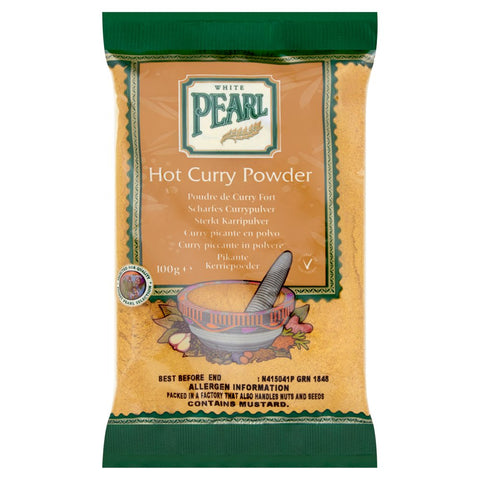 White Pearl Hot Curry Powder 100g (Pack of 10)