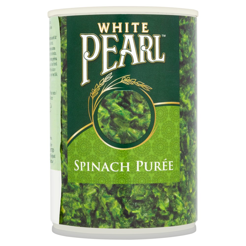 White Pearl Spinach Purée 395g (Pack of 12)