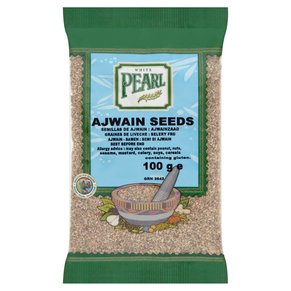 White Pearl Ajwain Seeds 100g (Pack of 8)