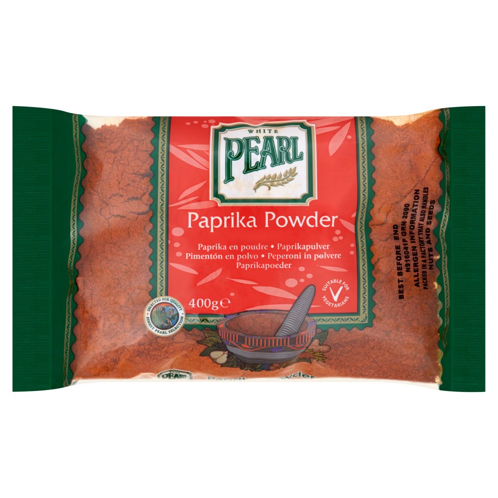 White Pearl Paprika Powder 400g (Pack of 1)