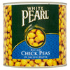 White Pearl Boiled Chick Peas in Salted Water 2.55kg (Pack of 6)