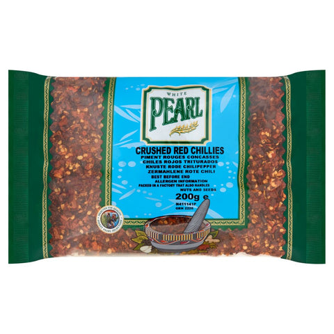 White Pearl Crushed Red Chillies 200g (Pack of 1)