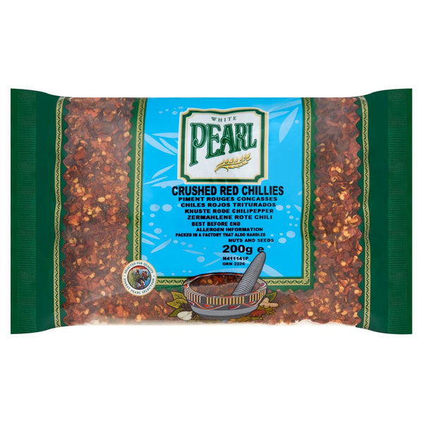 White Pearl Crushed Red Chillies 200g (Pack of 10)