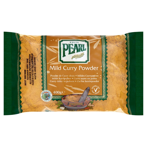 White Pearl Mild Curry Powder 400g (Pack of 1)