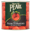 White Pearl Peeled Plum Tomatoes in Tomato Juice 2.5kg(Pack of 6)