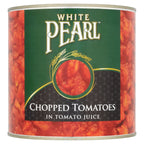 White Pearl Chopped Tomatoes in Tomato Juice 2.5kg (Pack of 1)